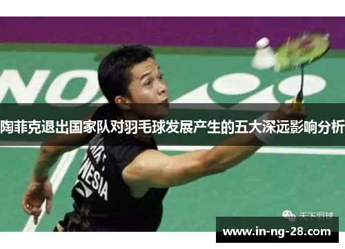 陶菲克退出国家队对羽毛球发展产生的五大深远影响分析 陶菲克退出国家队对羽毛球发展产生的五大深远影响分析